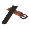 DASSARI Aviator Pilot Leather Quick Release Watch Band Strap with