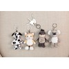NICI 48857 Dalmatian Key Ring 10 cm White Plush Companion