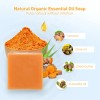 Jabón De Aceite Esencial Limpiador De Baño, 100 G, Turmeric