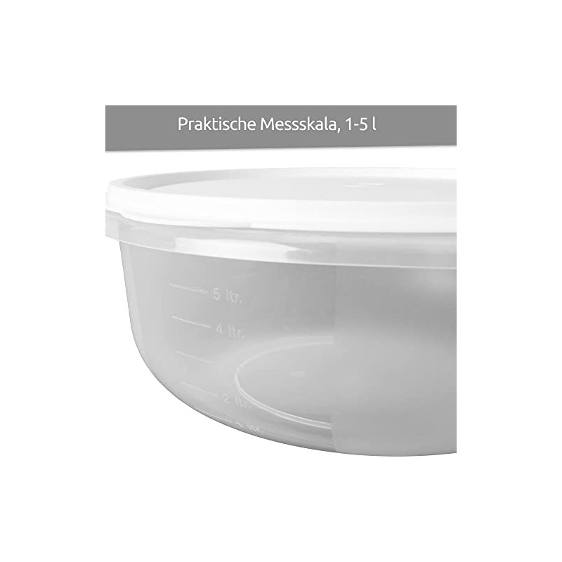 Unimet 4167 Yeast Dough Bowl 6 L