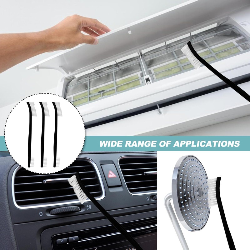Small Cleaning Brush 10 Pcs Crevice Cleaning Brushes Set for