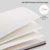 RETTACY Notebook Lined A4, Lightweight Journal Diary with 96 Numbered