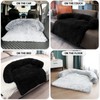 Calming Dog Bed Fluffy Plush Dog Mat for Furniture Protector