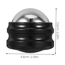 KOMBIUDA Deep Tissue Massage Ball Stainless Steel Roller Body Massager for Neck Shoulder Back Leg