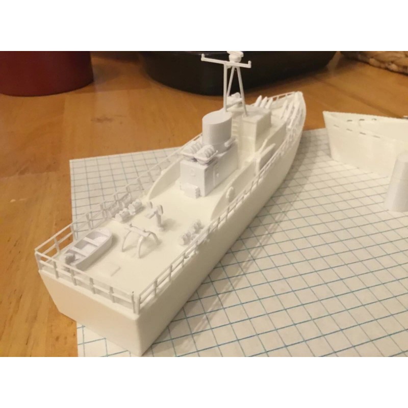 "Handmade" N scale U.S. Coast Guard 95 Foot Cutter ship