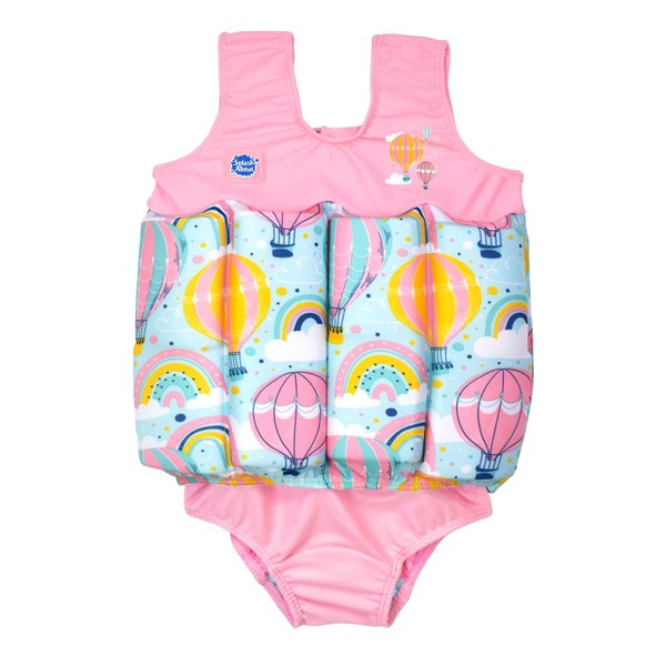 Splash About Kids Floatsuit with Adjustable Buoyancy, Over the Rainbow, 1-2 Years