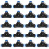 QIMEI-SHOP Pneumatic Connector T Pneumatic Connector 8 mm to 6