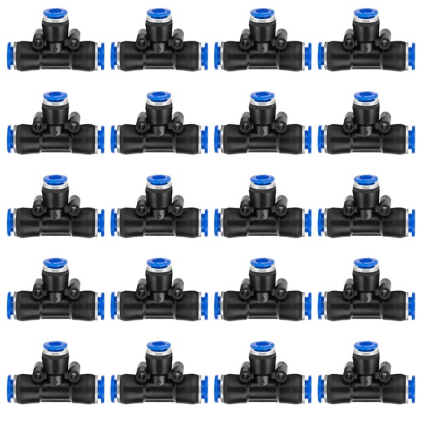 QIMEI-SHOP Pneumatic Connector T Pneumatic Connector 8 mm to 6