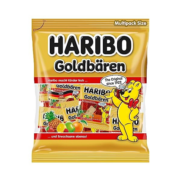 Haribo Mini Gold Bears 250grams, 18 Pc