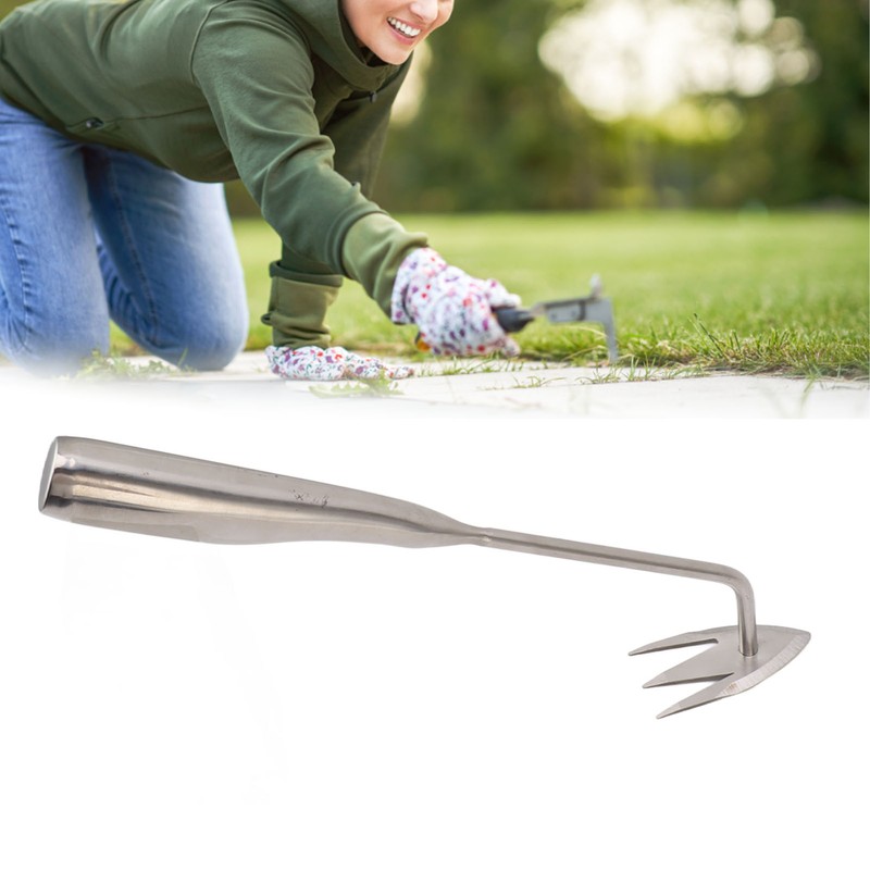 Hand Weeds Puller Stainless Steel Standing Weeder Gardening Accessory for