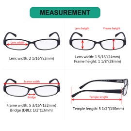 Eyekepper 10 Pack Small Reading Glasses for Women Classic Readers Ladies +1.00
