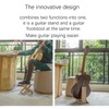 Multifunctional Solid Wood Guitar Footstool Guitar Stand Multifunctional Musical Instrument