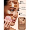 Juego De 50 Borlas De Maquillaje En Polvo De Doble