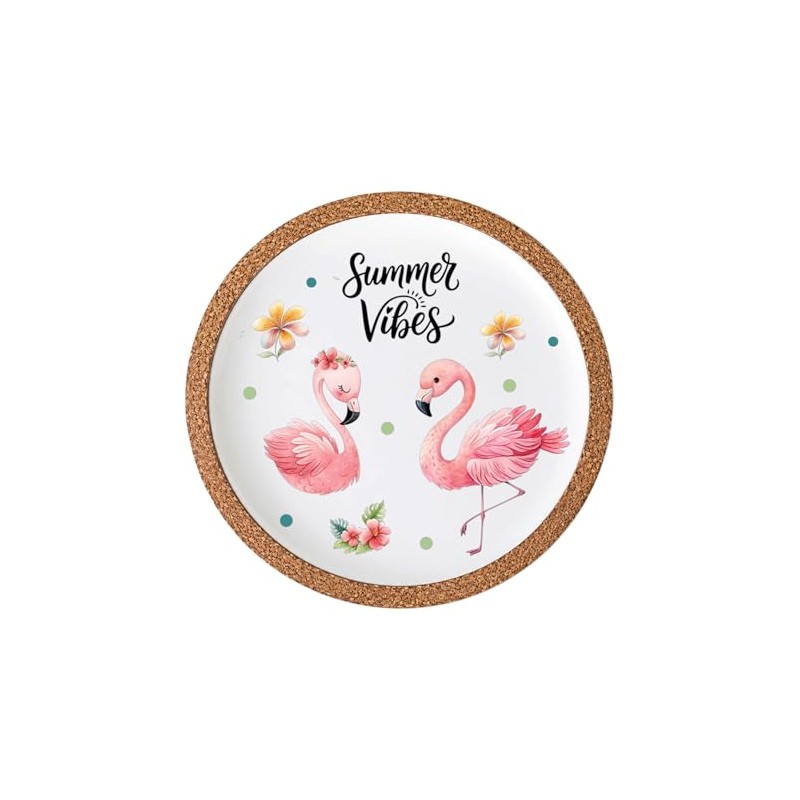 Rub On Flamingo (344), A4, Summer, Colourful/Coloured, Rub Ons Coaster