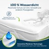 Sensalou Incontinence Mattress Protector Mattress Cover Sheet Waterproof, White, 180