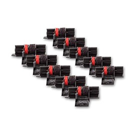 vhbw 10 x Ink Roller Ink Rollers Compatible with Cash Register Olympia CPD-3211, CPD-3212F, CPD-3212S, CPD-41, CPD-430, CPD-440 Replacement for IR40T, GR 745