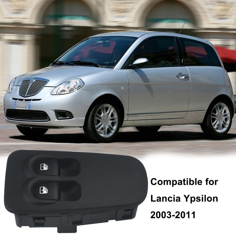 Ruolin Window Regulator Switch Front Left Compatible with Lancia Ypsilon