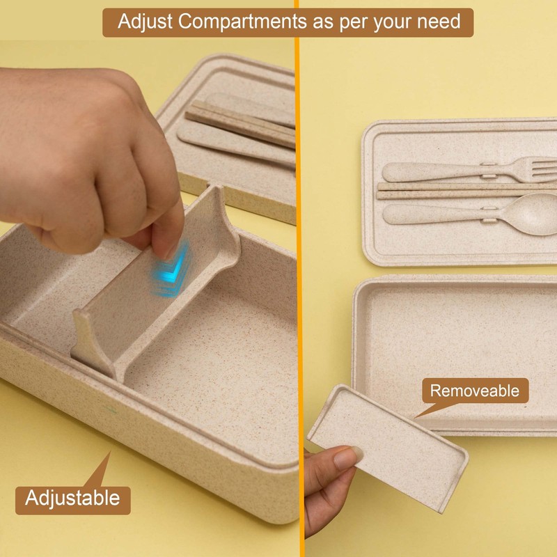 Alta Scelta Eco Friendly Lunch Box and Meal Container Leakproof