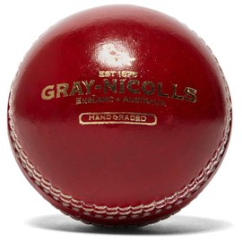 Gray-Nicolls Crest Academy Cricket Ball, Red, Senior