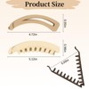 6 PCS Banana Clip Matte Banana Hair Clips for Thin