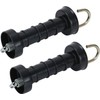 WinHUb 5PCS Electric Fence Handles Insulated Spring Tension Gate Handle