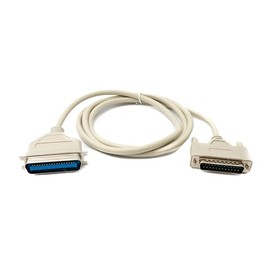 System-S D Sub Cable 150cm 25 Pin Male to 36 Pin Female DB25 CN36 Adapter in Grey