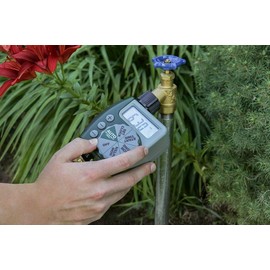 3-Pack Orbit 62061N Single-Outlet Hose Watering Timer, 1 Outlet, Green