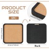 BENECREAT Pin Board Square Cork Board, 2cm Thick Bulletin Display