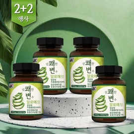 Durinongsan 2+2 상쾌한변수 알로에정 120정x2병+2병덤(총4병) 2+2 Refreshing Variable Aloe Supplement 120 Tablets x 2 Bottles + 2 Free Bottles (Total 4 Bottles)