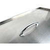 Fryer Cover Stainless Steel 65-80 Lbs Internal Size 27-7/8" L