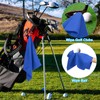 PATIKIL 16"x16" Tri-Fold Golf Towels, 3 Pack Waffle Pattern Towels