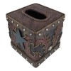 Rustic Western Lone Star Cowboy Country Bootcut Tissue Box Holder