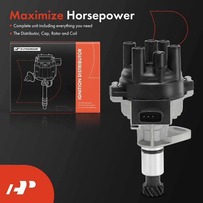 A-Premium Ignition Distributor with Cap and Rotor Compatible with Suzuki