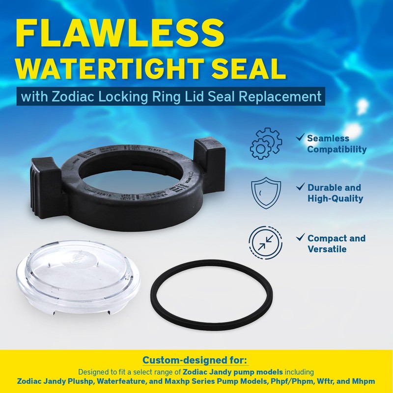 Zodiac R0448800 Locking Ring Lid Seal Replacement for Select Zodiac