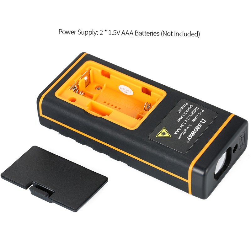 SNDWAY Handheld Digital Laser Distance Meter Portable Mini Range Finder