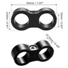 X AUTOHAUX 8 Pcs Car AN8 Hose Separator Clamp Fitting