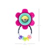 Infantino Spin & Teethe Gummy Pink Flower Rattle - Easy