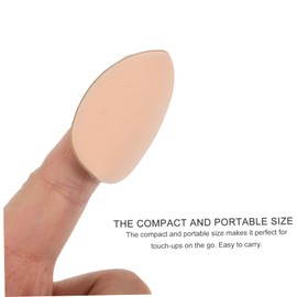 Baluue 10pcs Velour Makeup Puff Finger Sponges for Foundation Concealer Setting Portable Compact Cosmetic Tools Colors Comfortable Material
