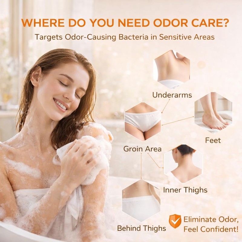 Persimmon Body Wash for Odor Control – Natural Deodorizing Soap