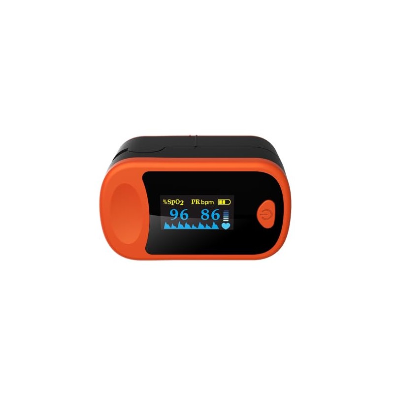 Oximetro Pulso De Dedo Fs20e Inhalacare (Naranja)