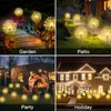 suddus Solar Garden Lights Outdoor Waterproof Decorative, 2Pack 150LED Firework