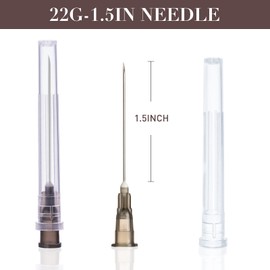 100 Pack 22 Gauge 1.5 Inch Lab Accessories, Individually Packaged.