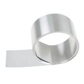 Feelers Aluminum Metal Foil Roll 1060 Grade 24 Gauge x 0.4 in x 16.4 Ft, Aluminum Metal Flashing Roll Sheet Strip for DIY Craft