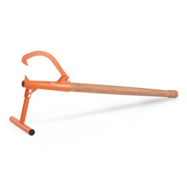 VEVOR 46.5" Timberjack Log Lifter, Adjustable Heavy Duty Log Roller Cant Hook, Log Jack with Wooden Handle, Log Cant Hook Logging Tools for Rolling and Raising Up Logs up to 15" Dia