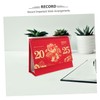 Operitacx 2025 Hot Stamping Hollow Desk Calendar Desk Calendars Advent