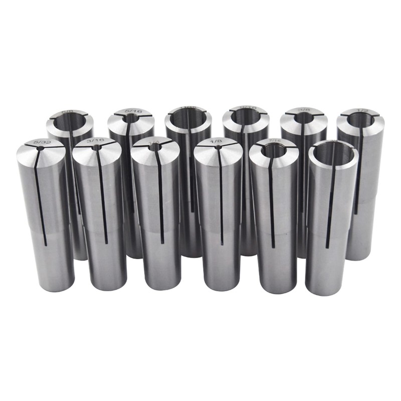 LiGuVCY Morse Taper Collet Kit MT3 Taper Collet 1/8-3/4 Inch