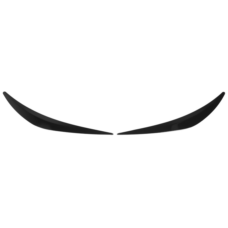 2Pcs Headlight Eyebrow Left Right Fade Proof Front Headlight Eyelid