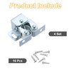 uxcell 4Pcs Cabinet Latch Double Roller Catches, Lock Stop Catch