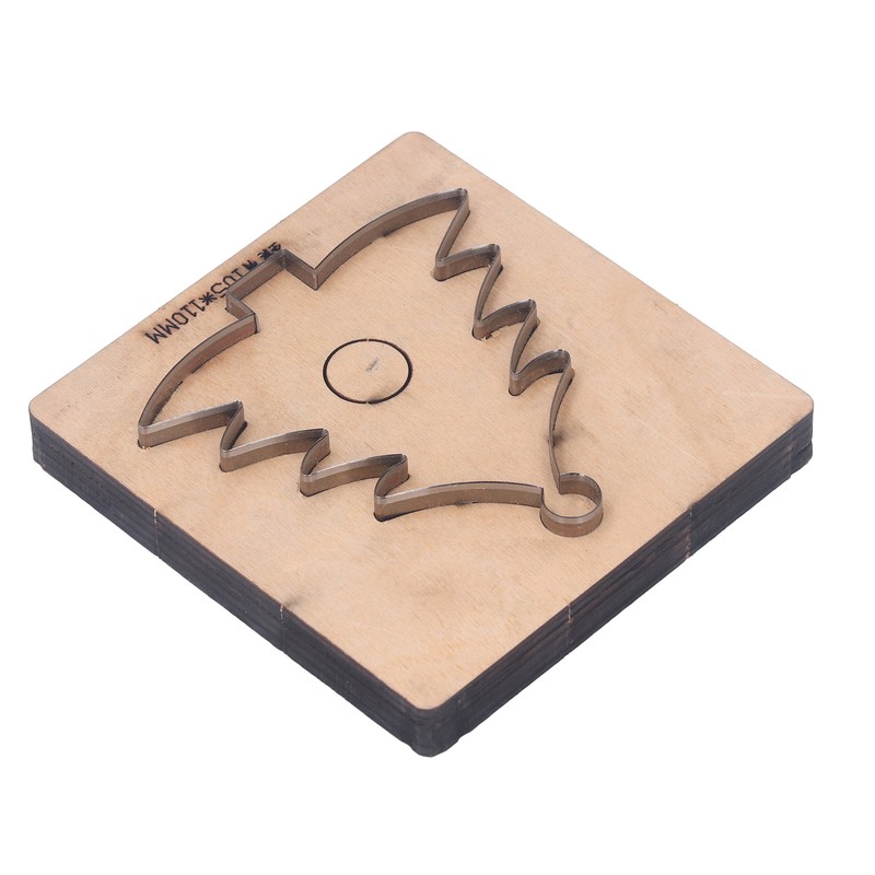Leather Cutting Die Christmas Tree Shape Punch Cutter Craft Mould