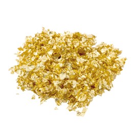 Slofoodgroup - Edible Gold Flakes - 200 MG - Gold Leaf Flakes for Garnishing and Decoration of Food, Drinks, Nails and More